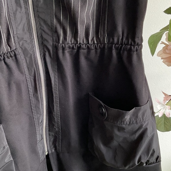 REINA LEE Nina Leonard Black Hooded Vest SIZE M - Picture 6 of 12